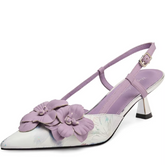 Tatiana Women's Flower Design Leather Sandals